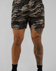 Men’s Mesh Shorts - Green camo