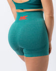 Seamless Booty Shorts - Emerald Green