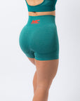 Seamless Booty Shorts - Emerald Green