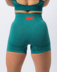 Seamless Booty Shorts - Emerald Green