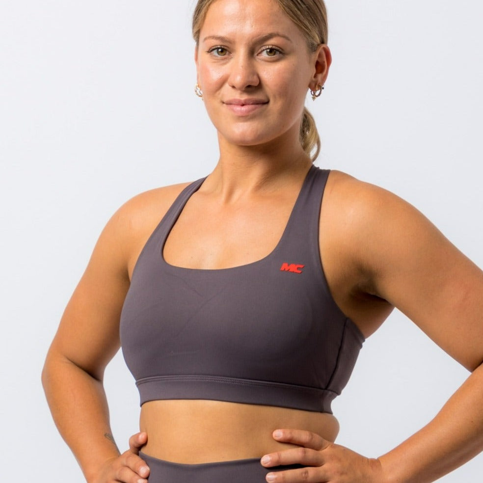 Embody X Strap Crop - Grey