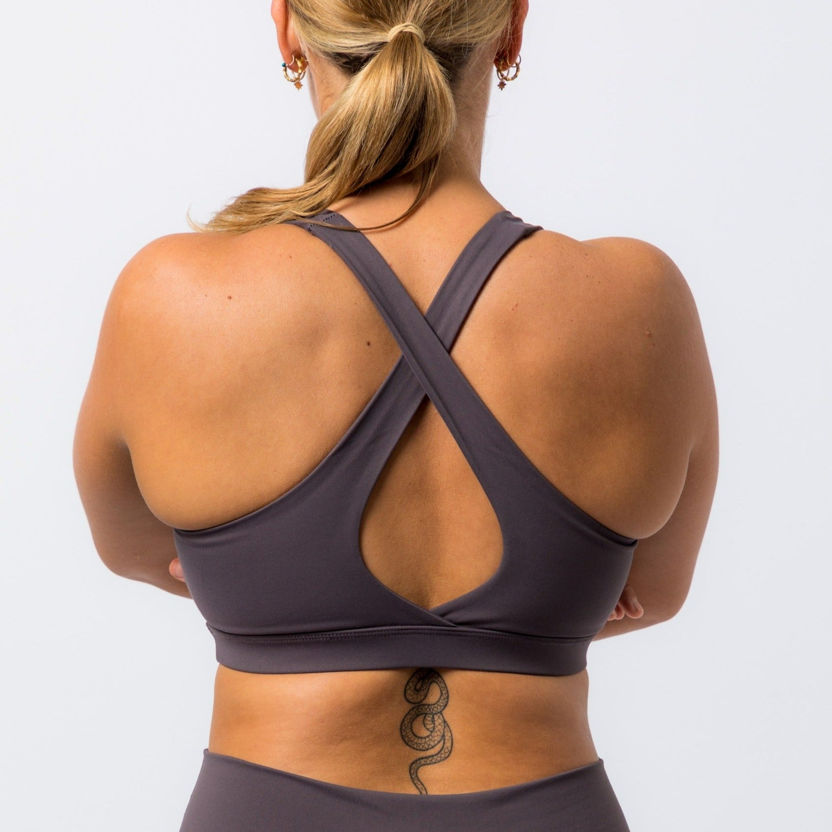Embody X Strap Crop - Grey